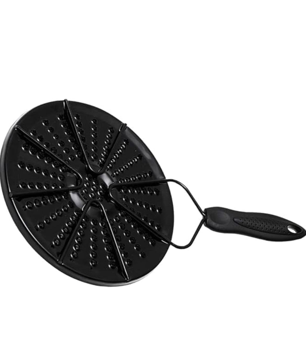Gas Stove Flame Diffuser Plate With Handle | Heat Spreader for Milk, Tea, Cooking | Anti-Burn & Anti-Spill Iron Ring