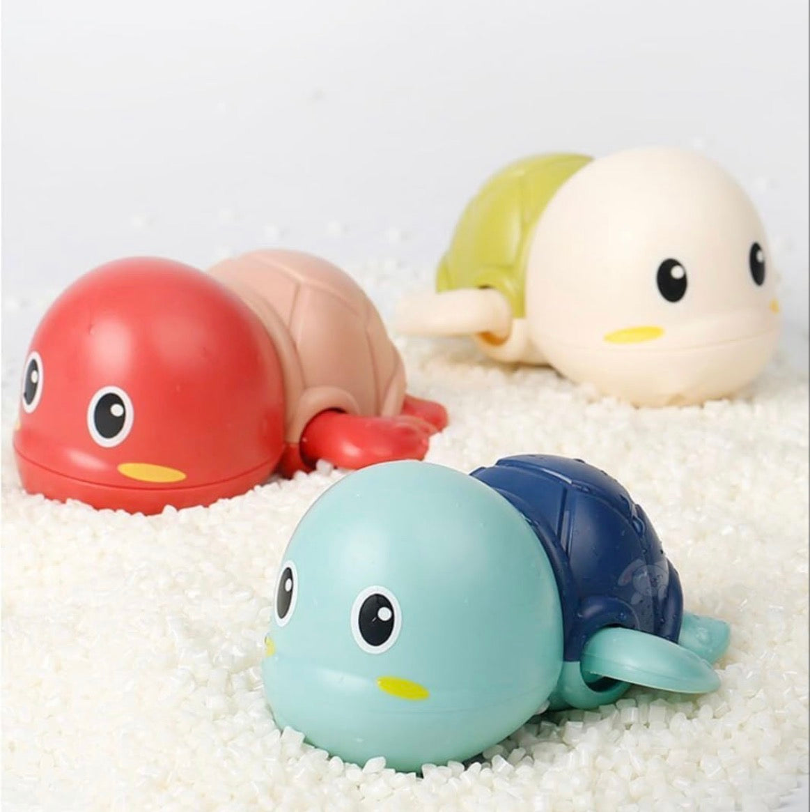 Turtle Twist Swimming Bath Toy for Babies | Cute Wind-Up Water Toy(PACK OF 2 )
