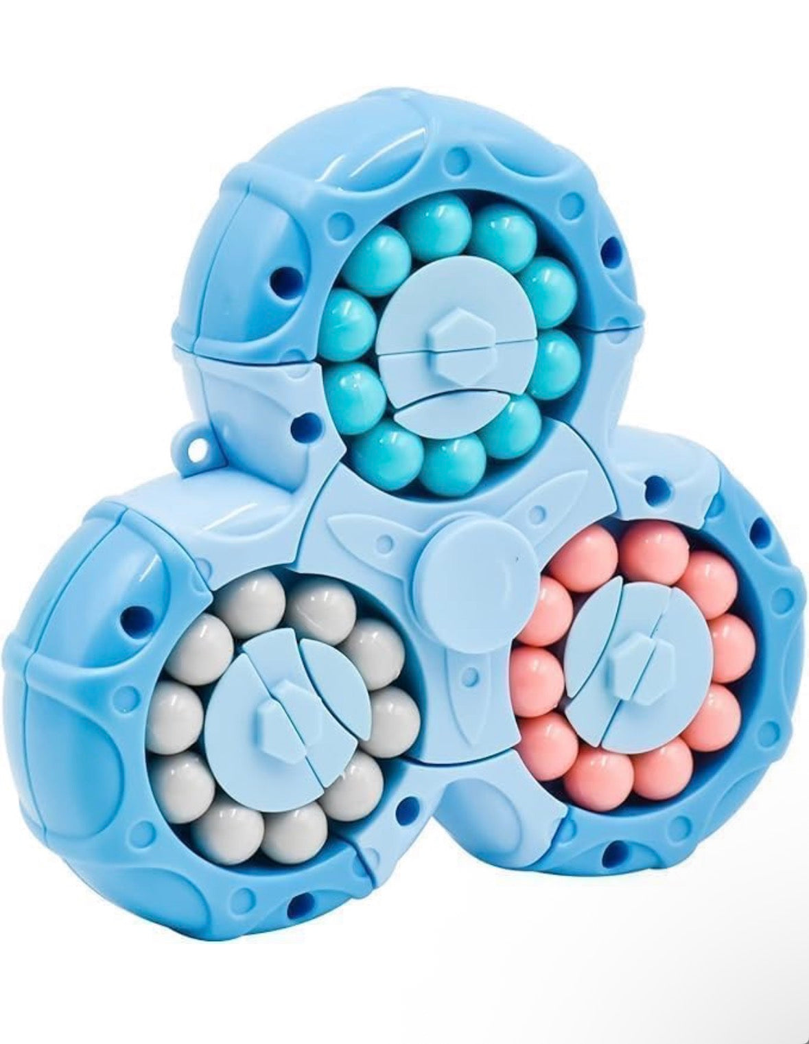 Magical Bean Puzzle Toy – Speed Spin Triangle Stress Reliever for Kids & Adults