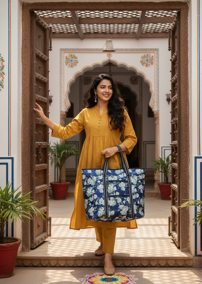 Jiya Street Floral Fantasy 3-Pack Tote Bag Combo