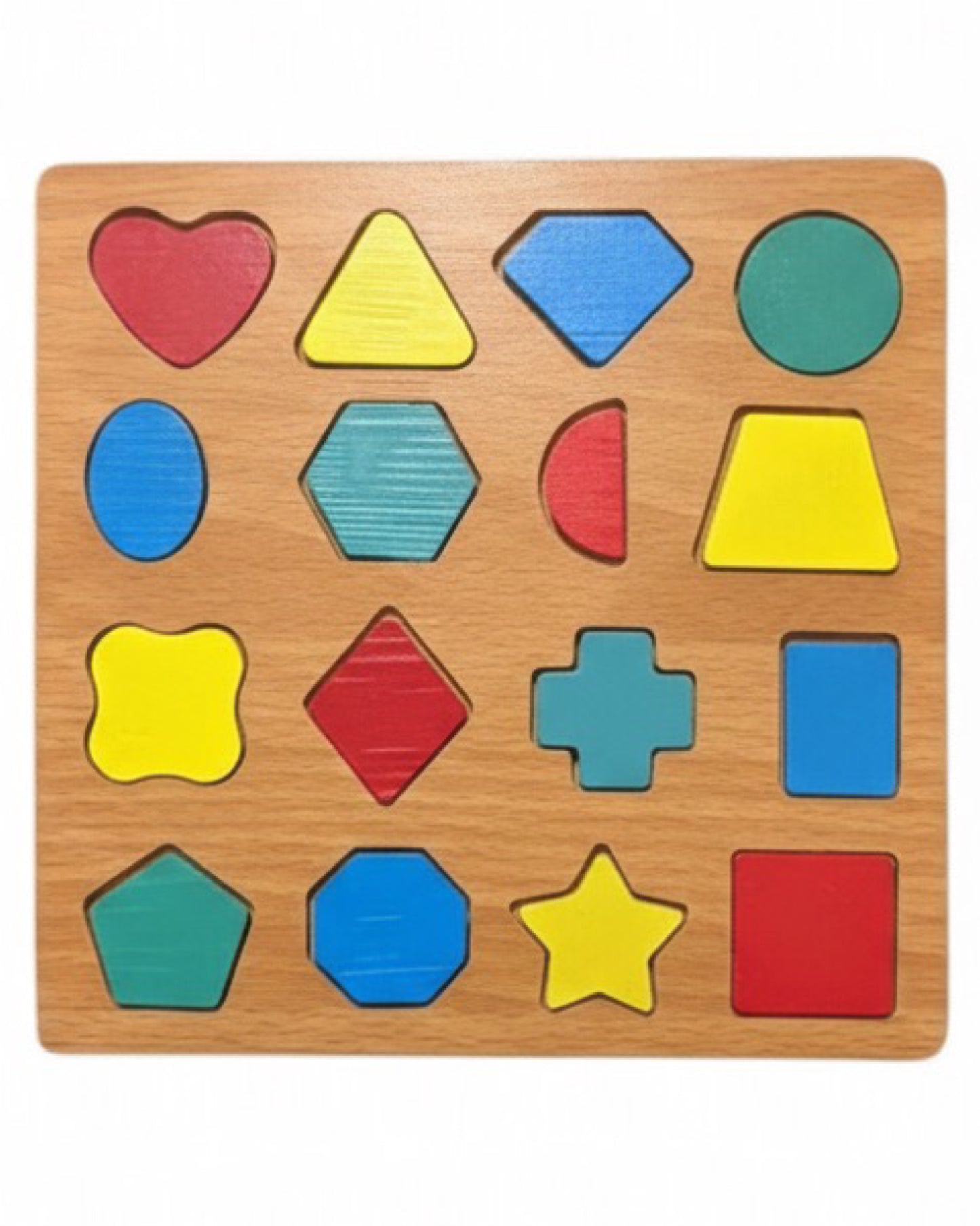 3-in-1 Learning Board for Kids – Shapes, Letters & Numbers