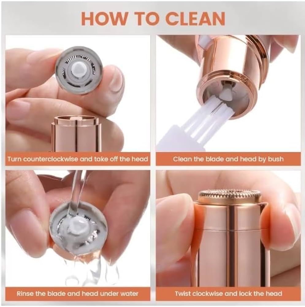 Flawless Facial Hair Remover for Women – Painless, Rechargeable, Gentle on All Skin Types