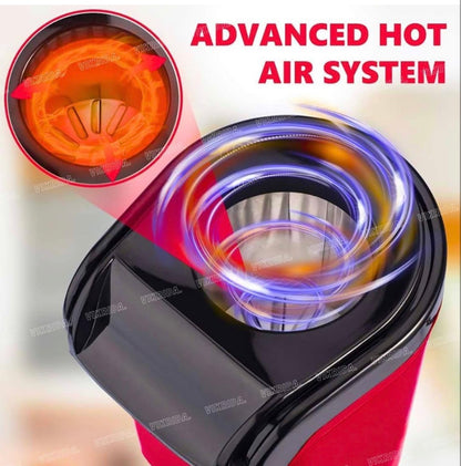 Electric Popcorn Maker Machine | Oil-Free Hot Air Popcorn Popper for Home