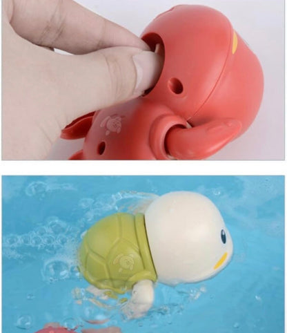 Turtle Twist Swimming Bath Toy for Babies | Cute Wind-Up Water Toy(PACK OF 2 )