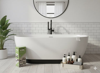 2-in-1 Bathroom Storage Combo – Wall Toothbrush Holder + Multipurpose Storage Rack