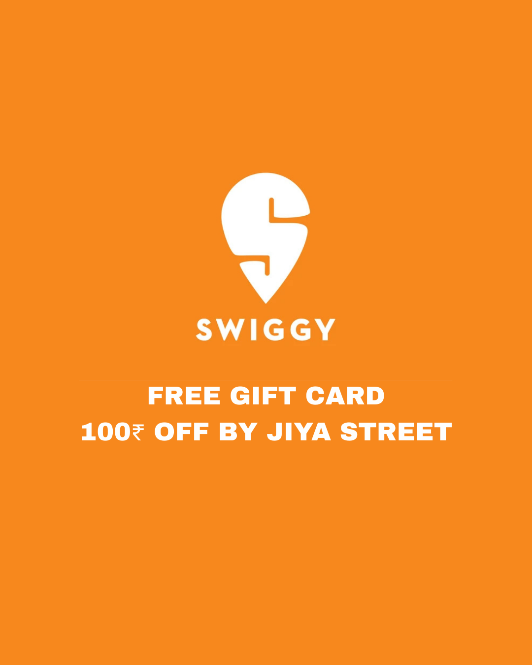 Swiggy ₹100 Gift Voucher
