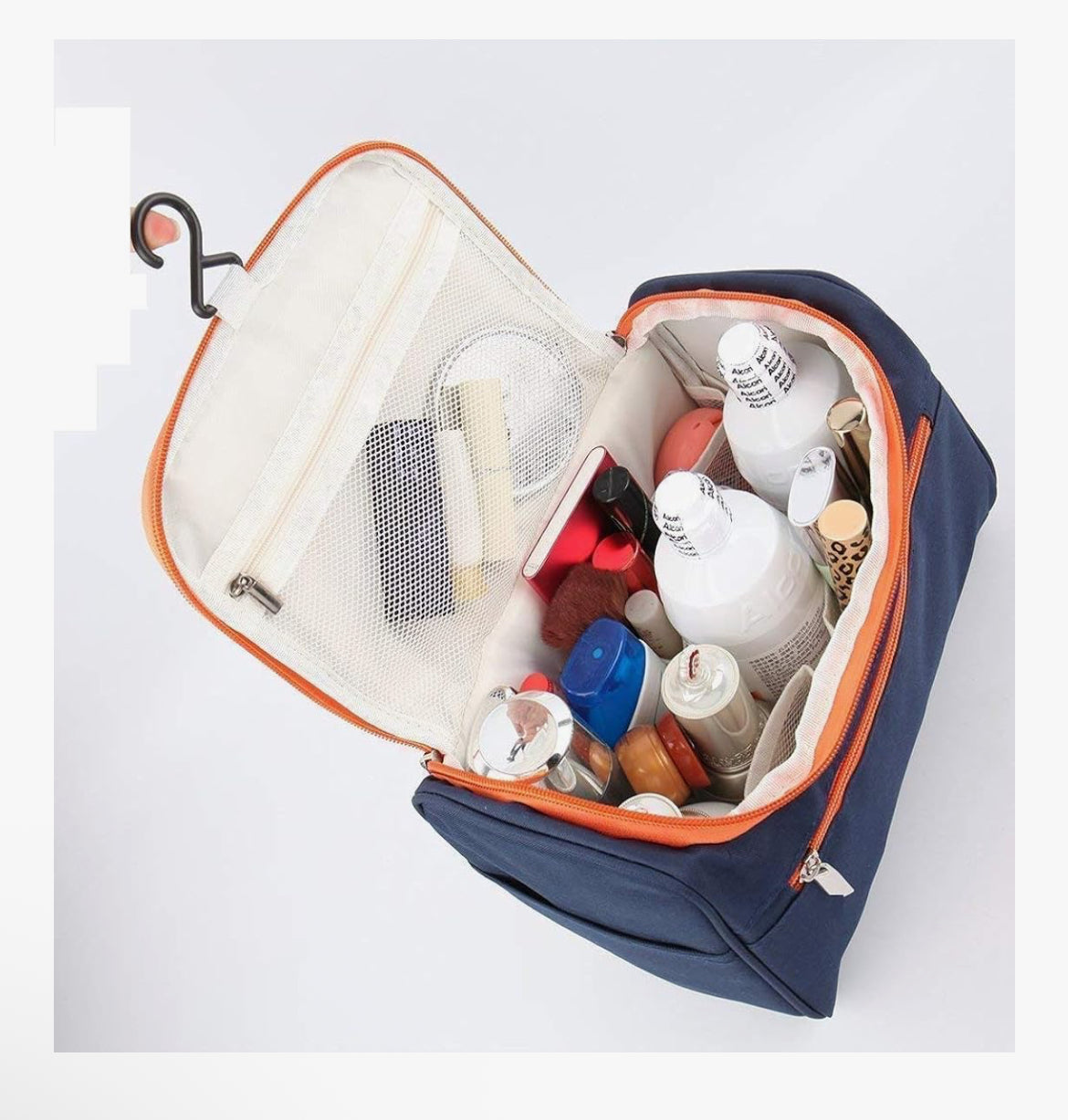 Hanging Travel Toiletry Bag – Large Capacity Waterproof Cosmetic & Shaving Organizer