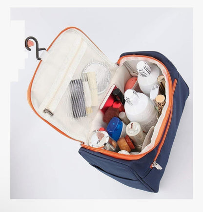 Hanging Travel Toiletry Bag – Large Capacity Waterproof Cosmetic & Shaving Organizer