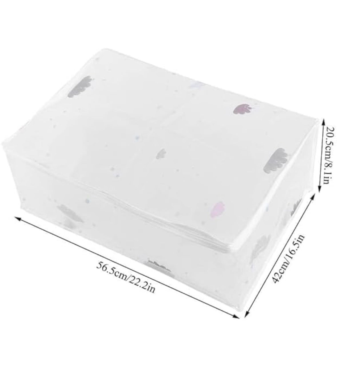 Waterproof Blanket Storage Bag – Dustproof & Insect-Proof PEVA Quilt Organizer