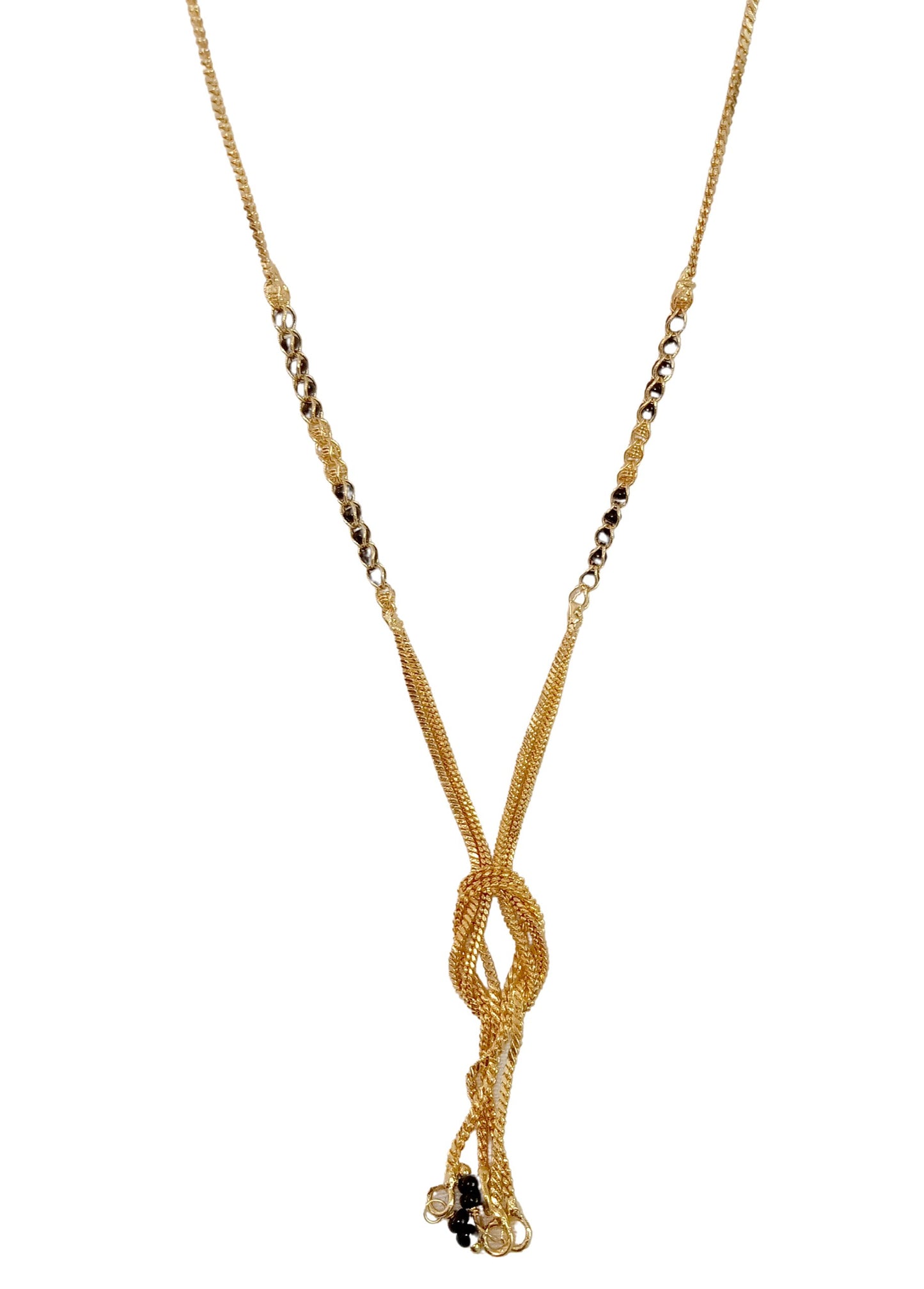 Elegant Double-Layer Knot Mangalsutra Necklace for Women