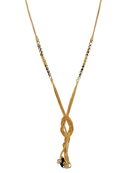 Elegant Double-Layer Knot Mangalsutra Necklace for Women
