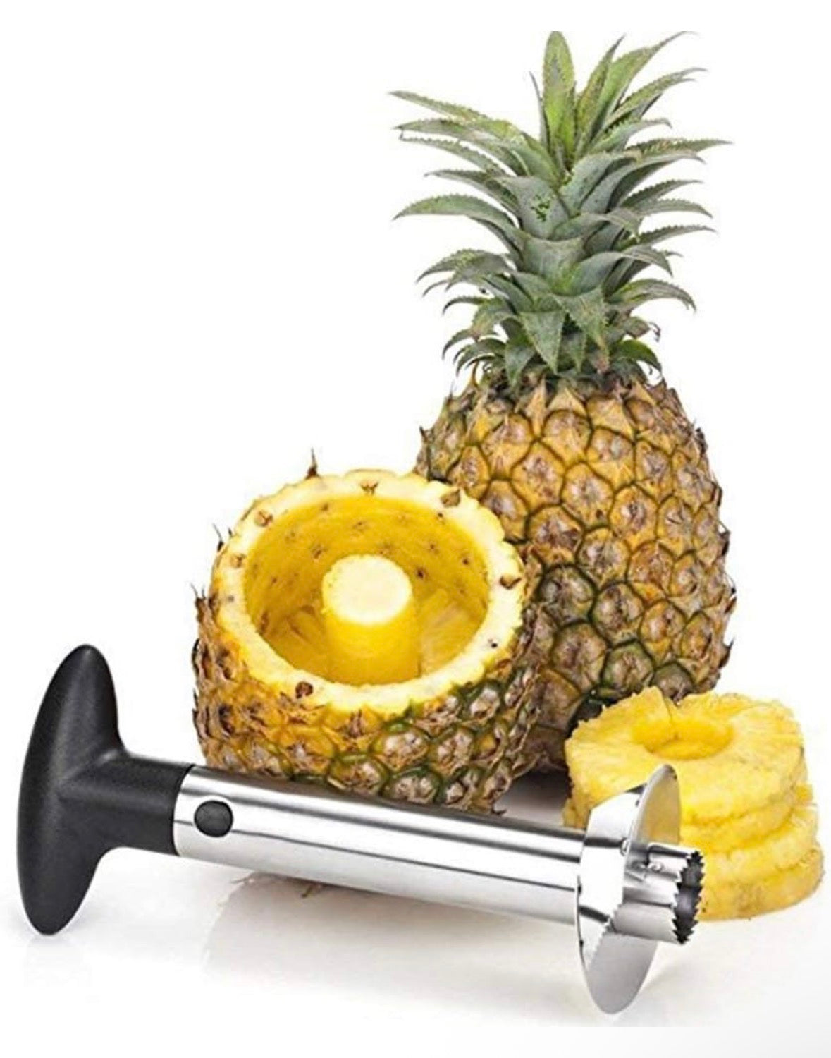 Stainless Steel Pineapple Cutter & Corer – Easy Pineapple Slicer Tool for Kitchen(PACK OF 2 PCS)