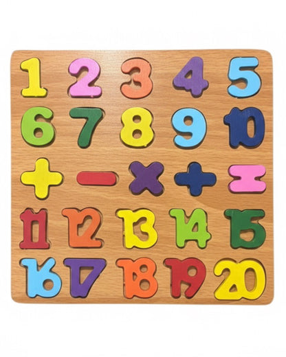 3-in-1 Learning Board for Kids – Shapes, Letters & Numbers