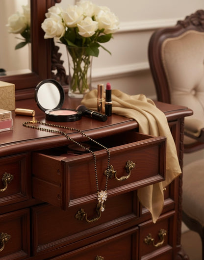 🌼 Sparkle Flower Pendant Mangalsutra