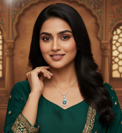 🦋 Celestial Butterfly & Moon Pendant Necklace