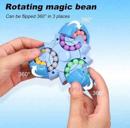 Magical Bean Puzzle Toy – Speed Spin Triangle Stress Reliever for Kids & Adults