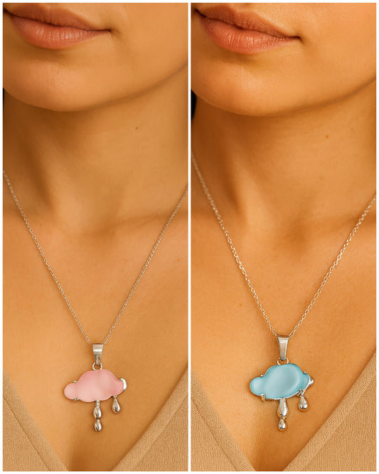 2-in-1 Combo Offer Cloud Necklaces 🌧️