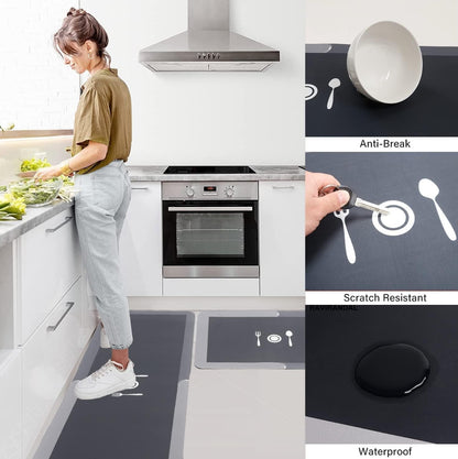 Super Absorbent Anti-Slip Kitchen Floor Mat – Waterproof, Quick Dry & Washable