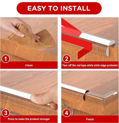 Baby Safety Tape 3M – Transparent Silicone Edge & Corner Protector | Baby Proofing Tape