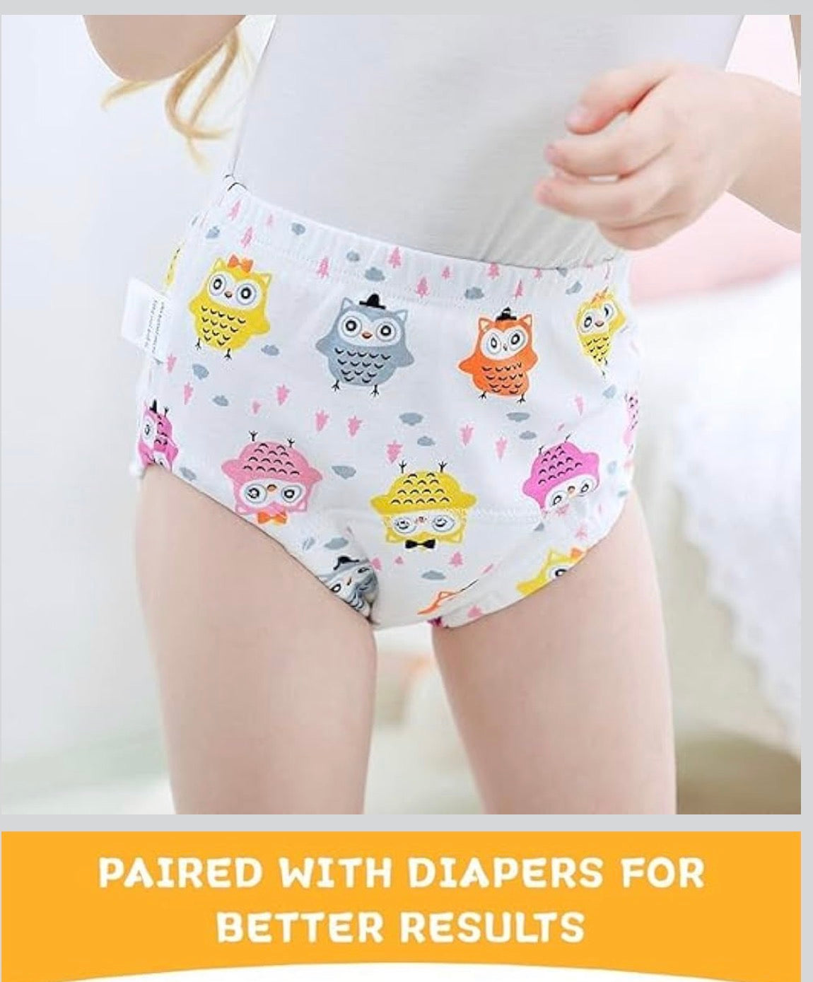 Baby Diaper Training Pants – Reusable Cotton Nappy Pants for Boys & Girls