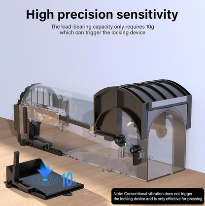 Humane Mouse Trap Large Size | Reusable No-Kill Rat Catcher | Safe Non-Toxic Automatic Sensitive Locking Cage