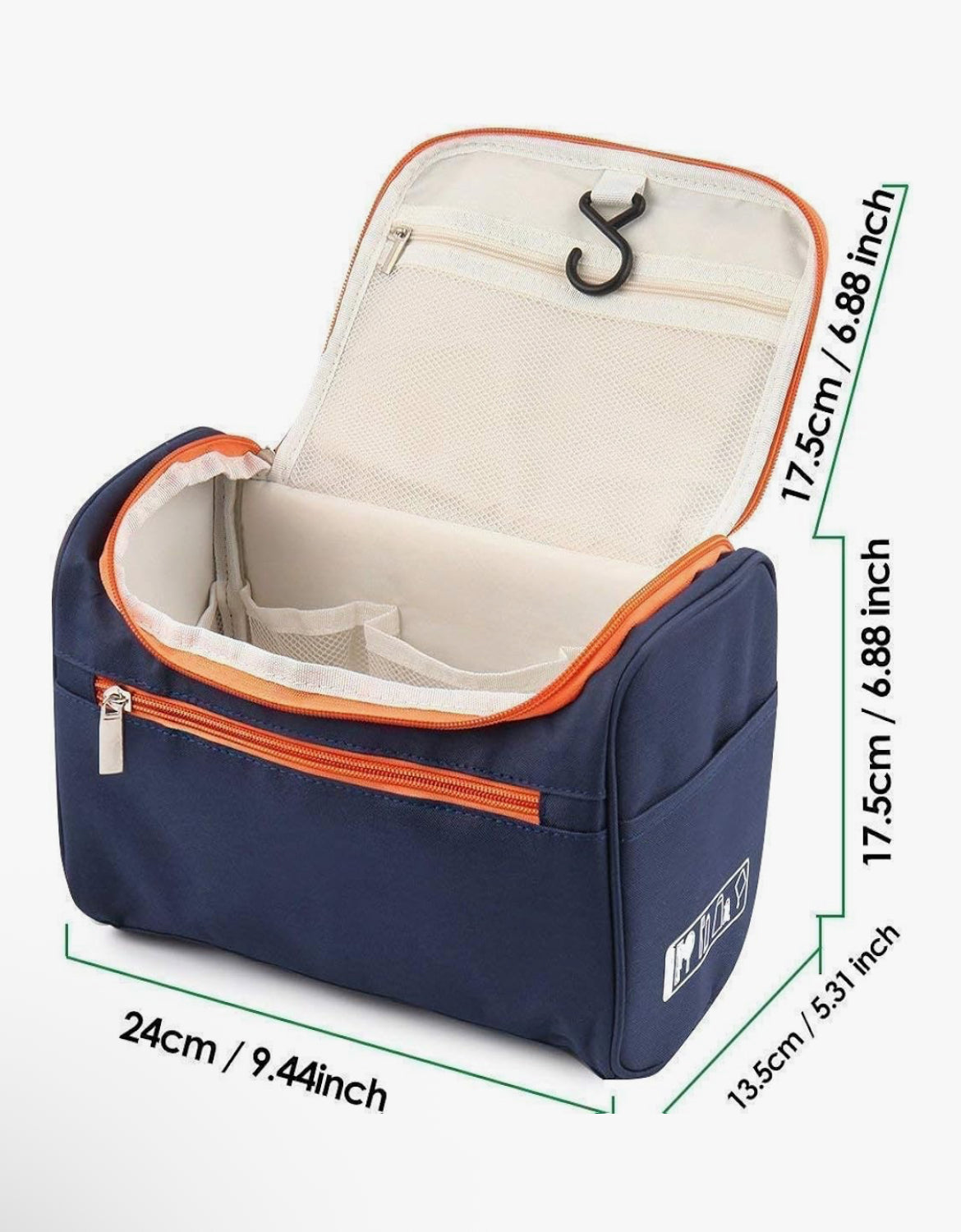 Hanging Travel Toiletry Bag – Large Capacity Waterproof Cosmetic & Shaving Organizer