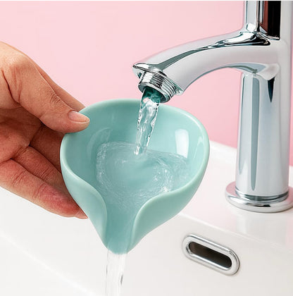 Premium Fast-Drain Soap Stand Holder with Strong Suction Base