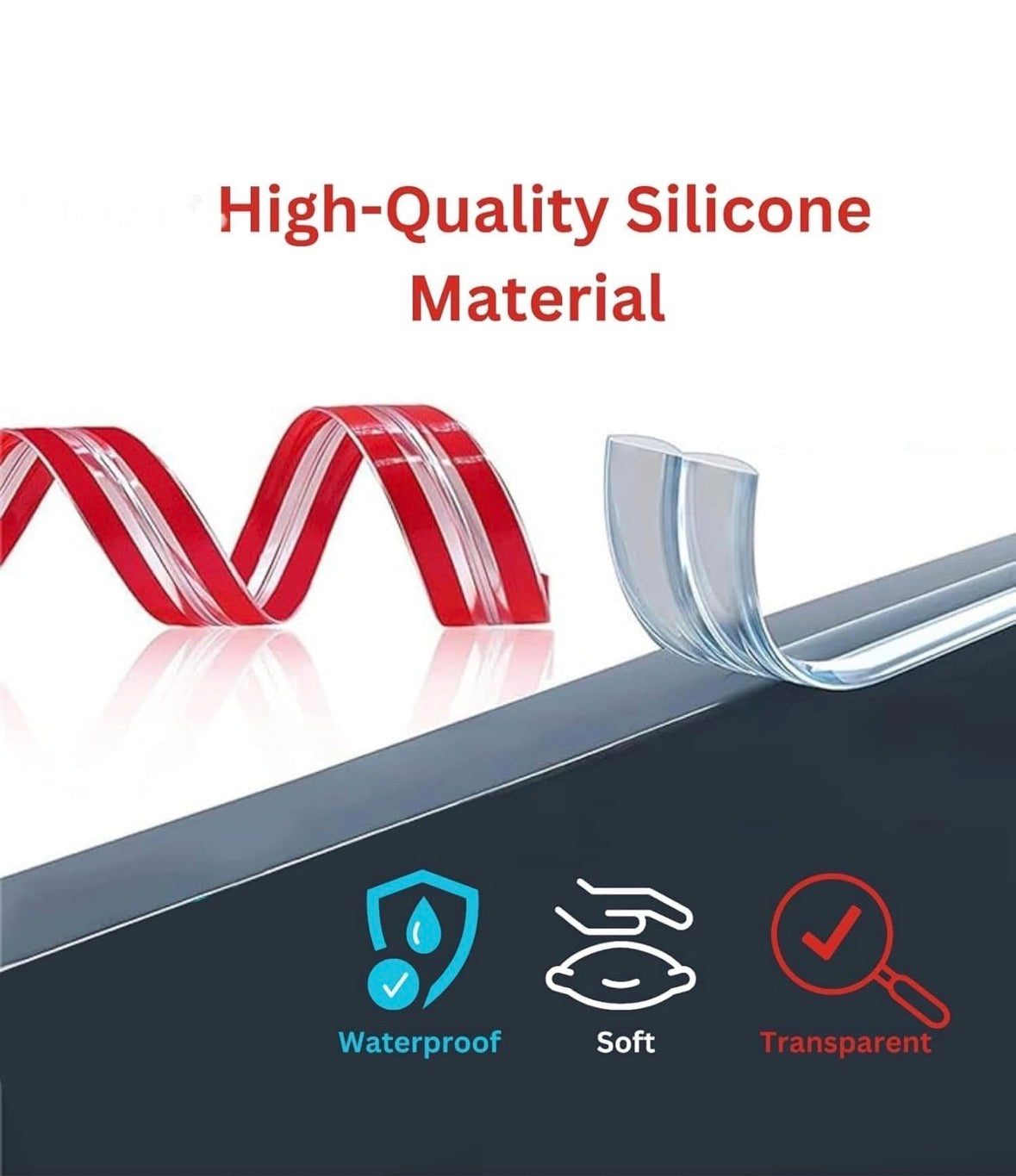 Baby Safety Tape 3M – Transparent Silicone Edge & Corner Protector | Baby Proofing Tape