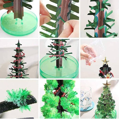 Magic Growing Crystal Christmas Tree Kit (Self-Growing Snow Tree) – DIY Decoration Set