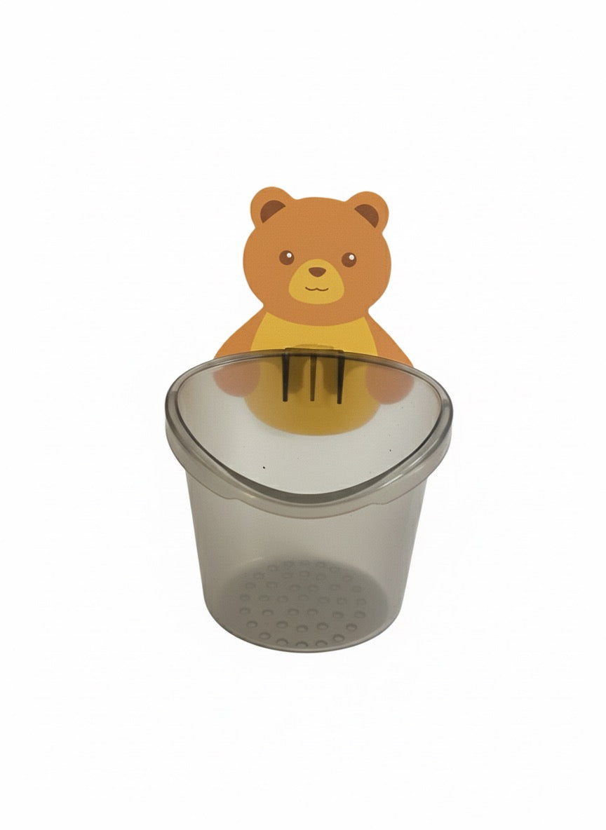 2-in-1 Bathroom Storage Combo – Wall Toothbrush Holder + Multipurpose Storage Rack