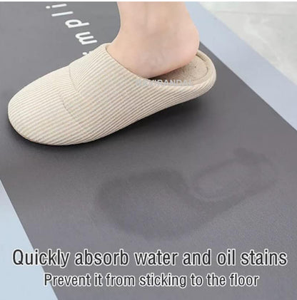 Super Absorbent Anti-Slip Kitchen Floor Mat – Waterproof, Quick Dry & Washable