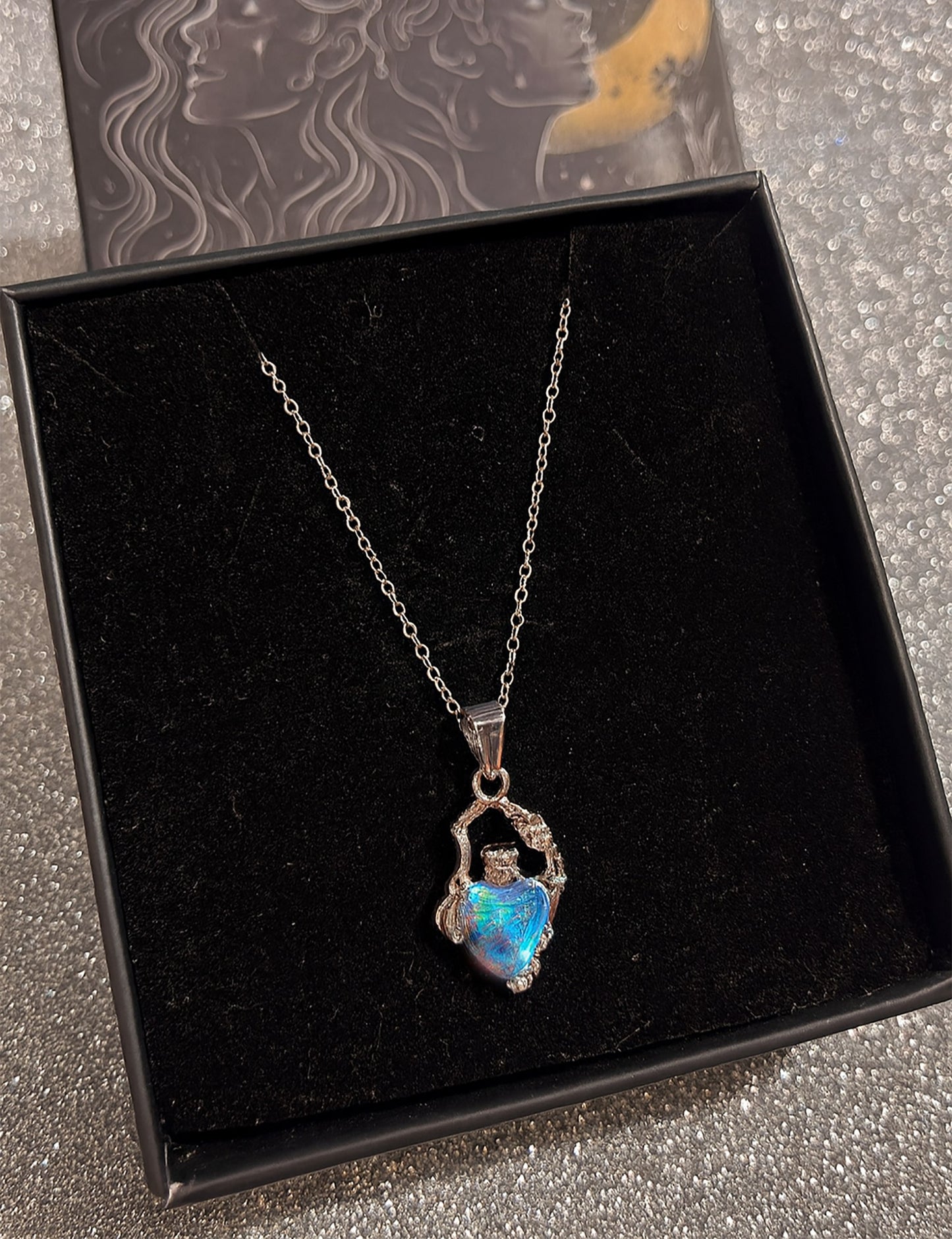 Fiery Opal Pendant and Swan/Bird Pendant - 2-in-1 Combo Offer