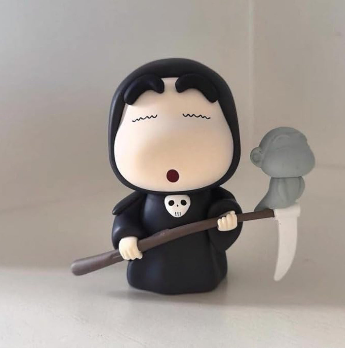 Cute Grim Reaper Cartoon Figure – Desk Decoration Anime Collectible Toy