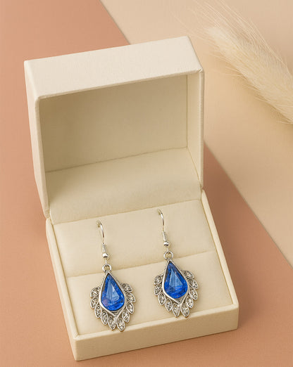 💎 Elegant Teardrop Gemstone Earrings - 2 IN 1 COMBO!
