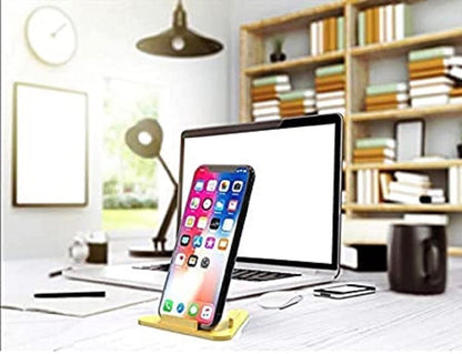 Foldable Plastic Mobile Phone Stand for Desk | Adjustable Viewing Angle | Universal Smartphone Holder
(PACK OF 5)