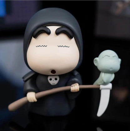 Cute Grim Reaper Cartoon Figure – Desk Decoration Anime Collectible Toy