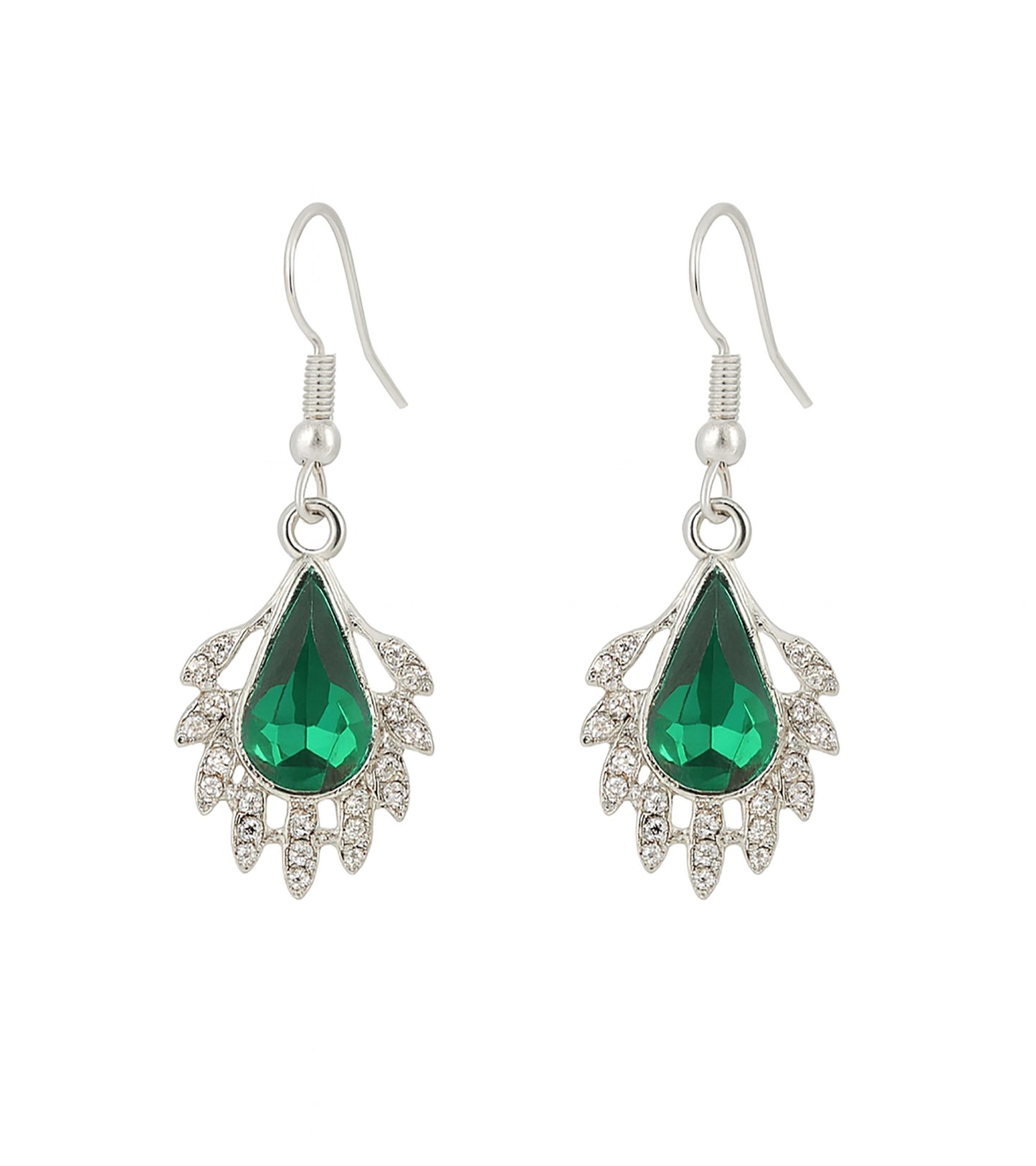 💎 Elegant Teardrop Gemstone Earrings - 2 IN 1 COMBO!