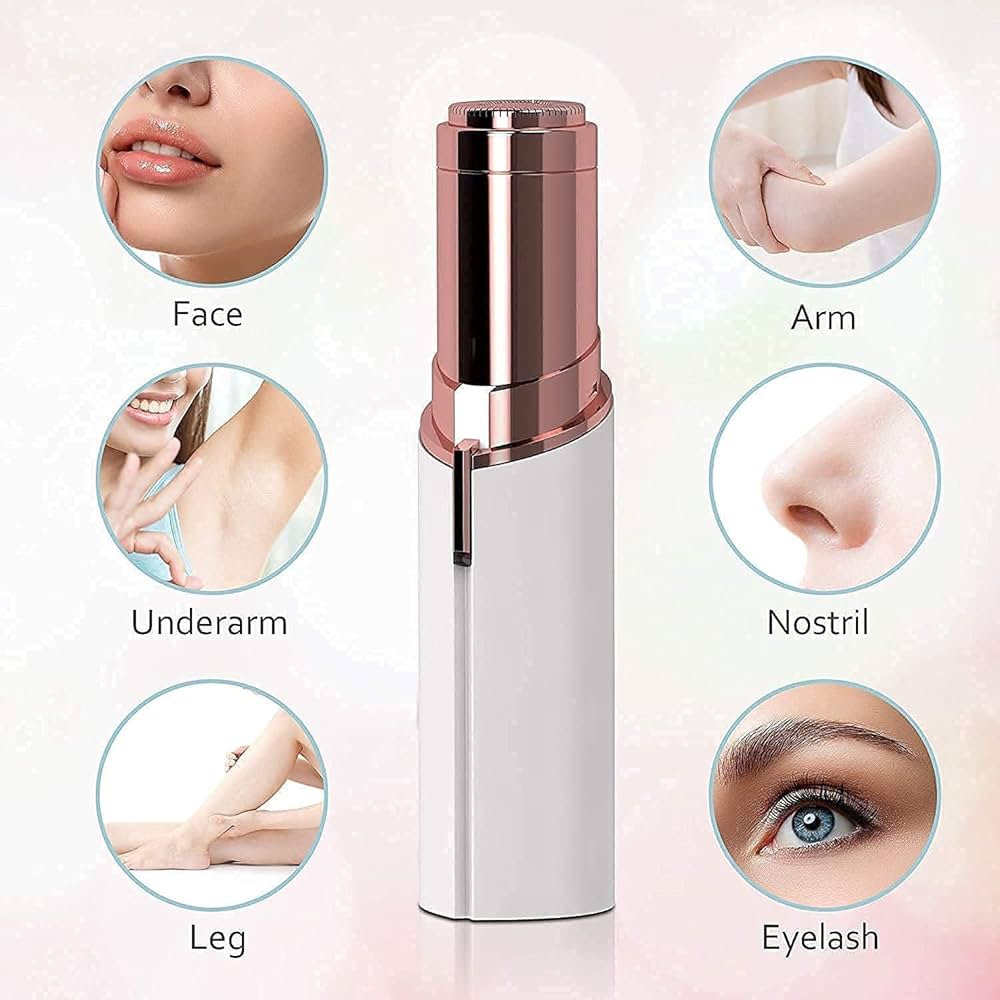 Flawless Facial Hair Remover for Women – Painless, Rechargeable, Gentle on All Skin Types