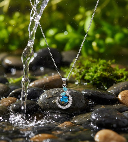 🦋 Celestial Butterfly & Moon Pendant Necklace