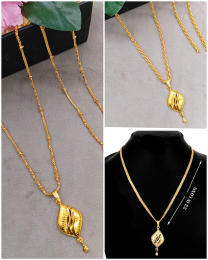 ✨ Gold-Tone Pendant Necklace Set - 3 IN 1 COMBO OFFER!