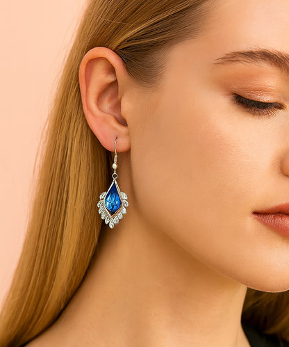 💎 Elegant Teardrop Gemstone Earrings - 2 IN 1 COMBO!