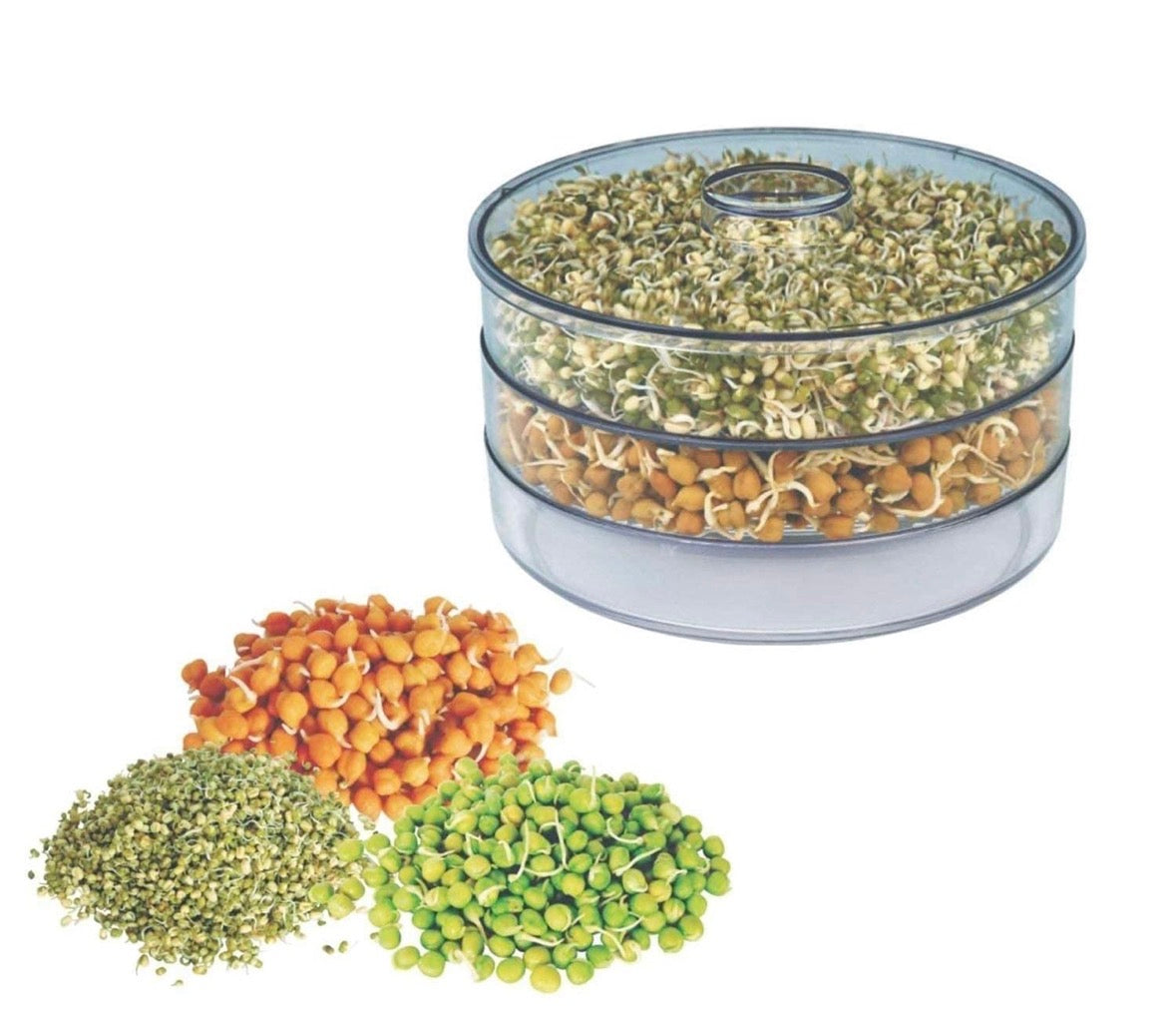 Layer Sprout Maker – Multi-Level Sprouting Container for Healthy Home-Grown Sprouts