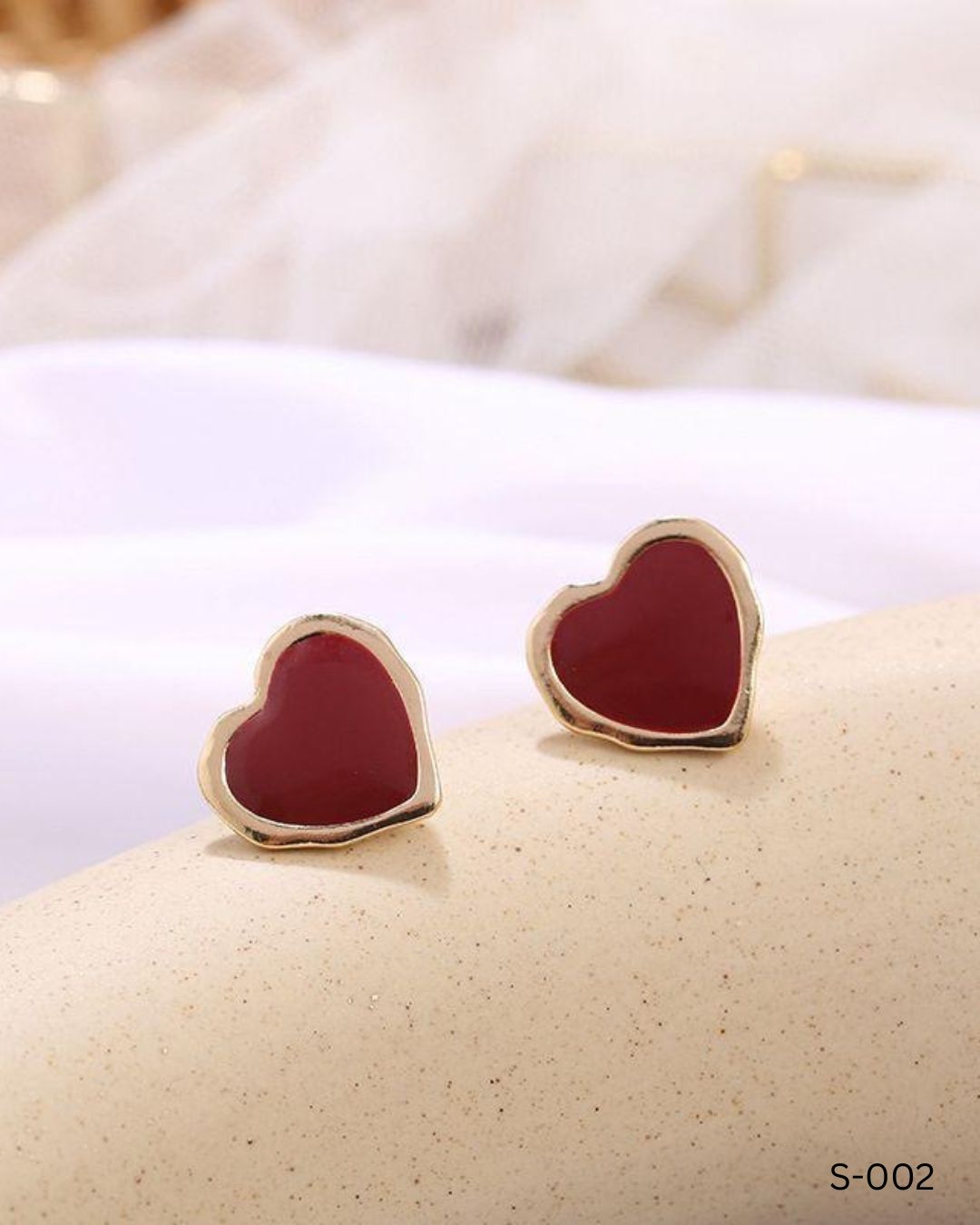 Combo Pack of 4 Cute Earrings for Women & Girls – Heart, Bow, Crystal Heart & Dangling Disc