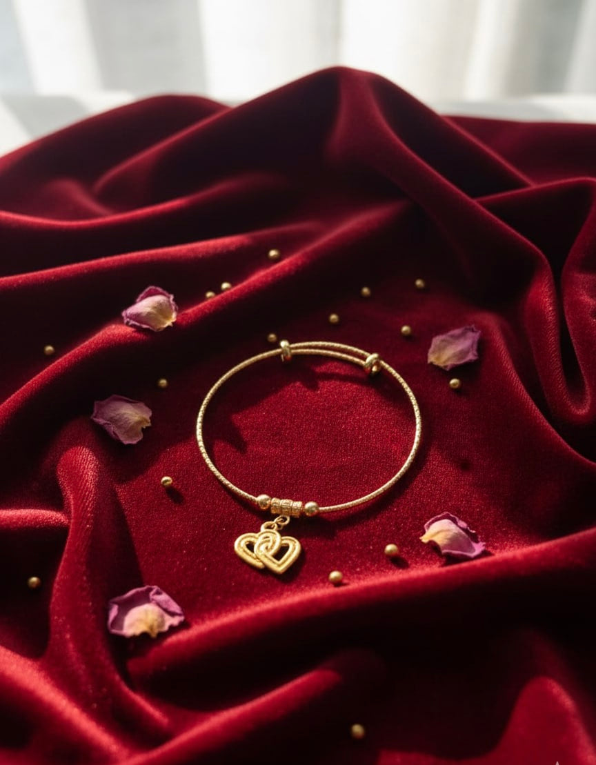 6 in 1 Charm Bracelet Set for Women | Gold Tone Adjustable Bangle Bracelets with Heart Butterfly Swan Yin Yang Charms | Fashion Jewelry Gift Set