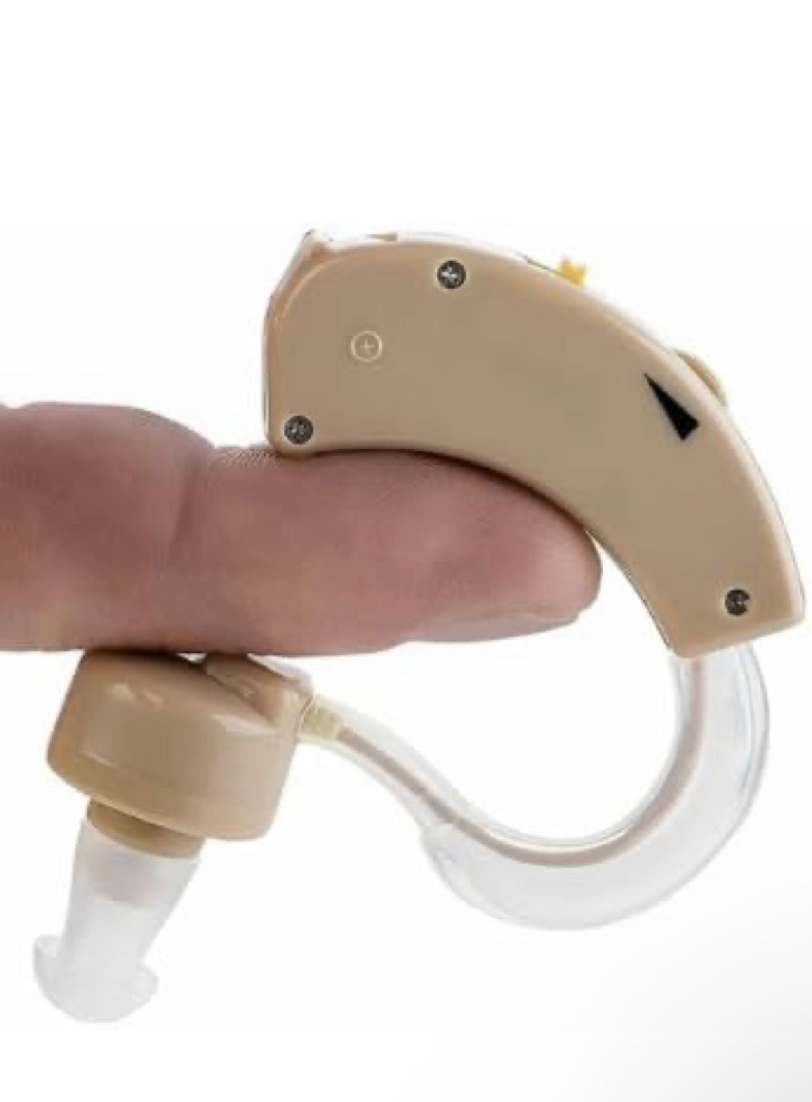 Cyber Sonic Hearing Aid Machine | Adjustable Behind-the-Ear Sound Amplifier for Seniors & Adults | 6-Level Volume Control